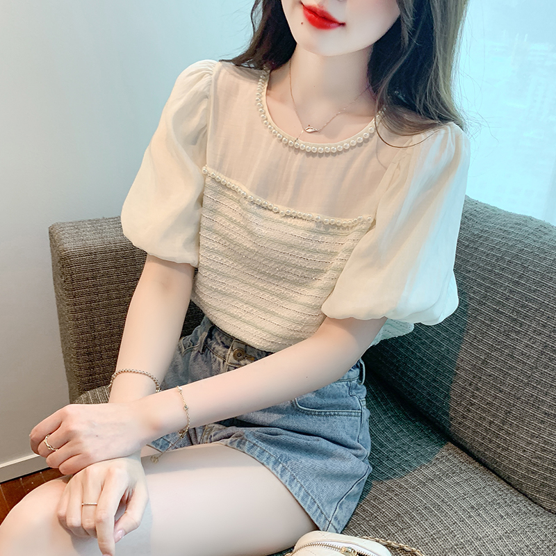 เสื้อผ้าวัยรุ่นเกาหลี เสื้อยืดวัยรุ่นผู้หญิง มีขนาด S M L XL