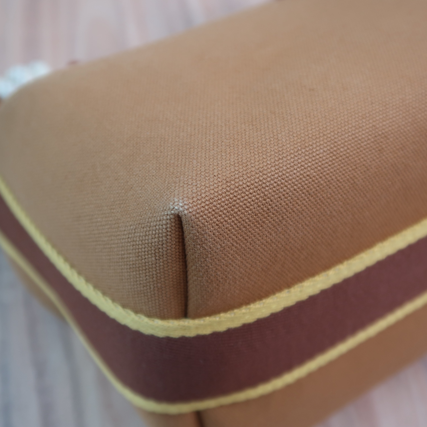 Hermes Brown Canvas Bride-A-Brac Case Small Bag