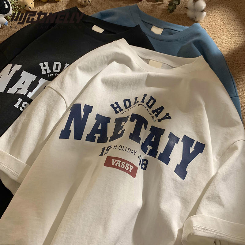 เสื้อยืดคอกลม ผู้ชาย เสื้อยืดผู้ชายเกาหลี เสื้อยืดเกาหลี แบรนด์ NELLY