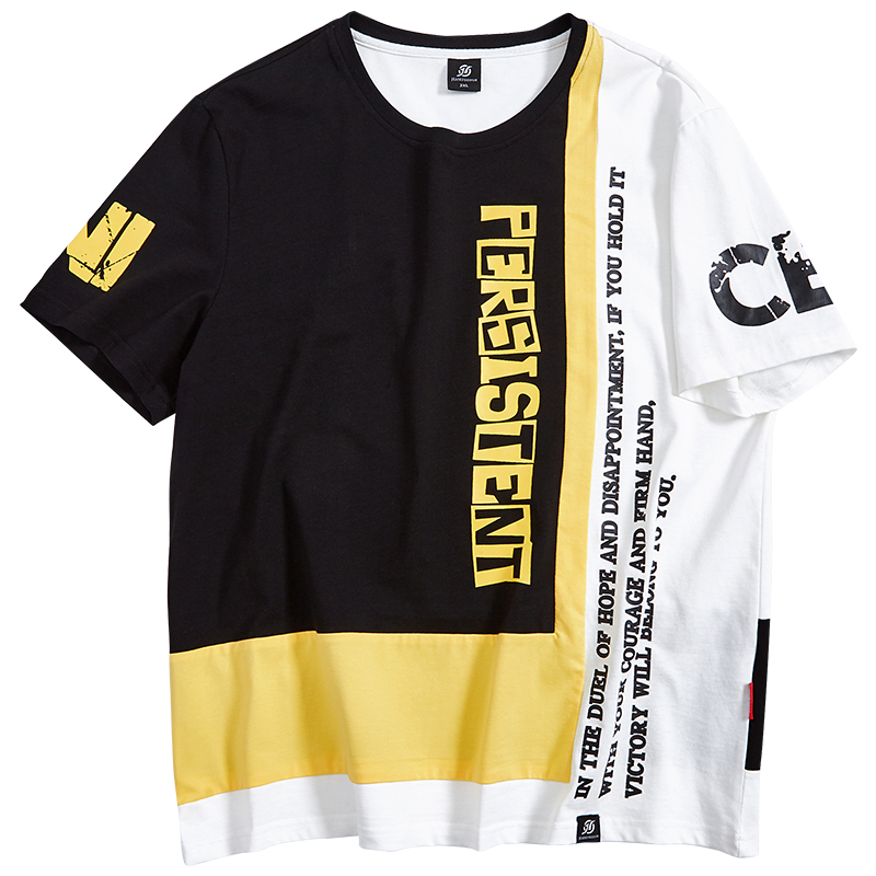 เสื้อยืดผู้ชายอ้วน S-5XL(อกเสื้อ39-51นิ้ว)