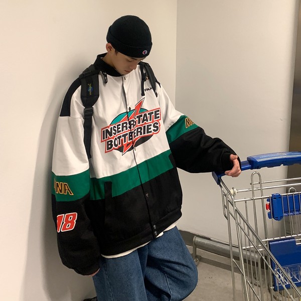 เสื้อแจ็คเก็ตเบสบอล เสื้อคลุม เสื้อแขนยาวสไตล์เกาหลี
