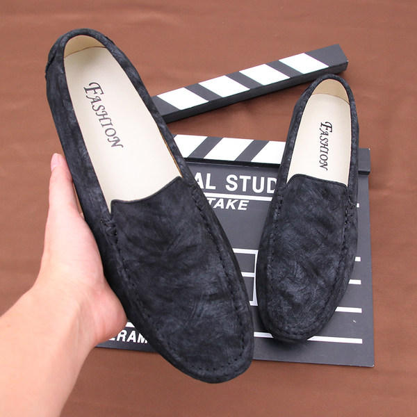 รองเท้าหนังผู้ชาย มีไซส์39-44 รองเท้าโลฟเฟอร์ชาย Slip-On Shoes