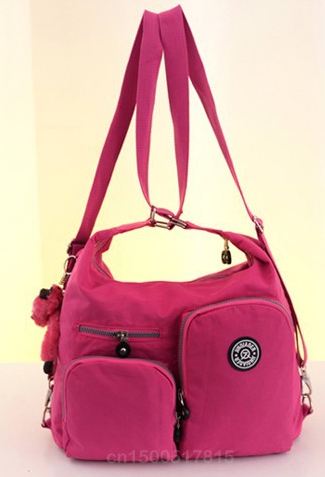 กระเป๋าสะพายข้างผู้หญิง กระเป๋าผ้าไนลอน กันน้ำ อย่างดี ดีไซน์สวย มีหลายสี กระเป๋าใส่ Ipad ได้ สีฟ้า ชมพู ม่วง แดง เขียว สวยเก๋ ค่ะ 431424
