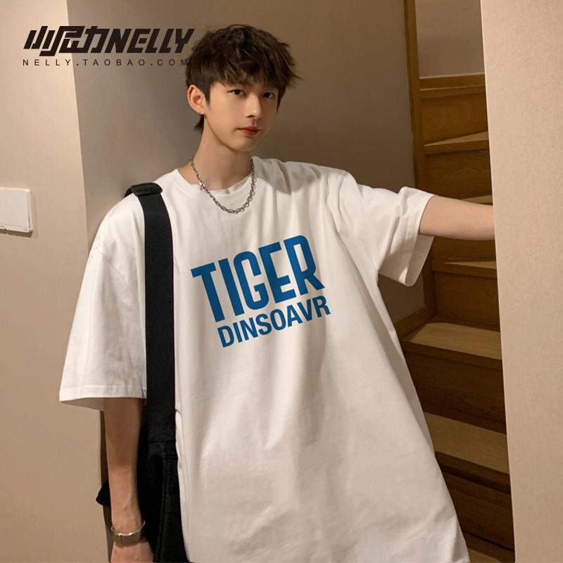 เสื้อยืดคอกลม ผู้ชาย เสื้อยืดผู้ชายเกาหลี เสื้อยืดเกาหลี แบรนด์ NELLY