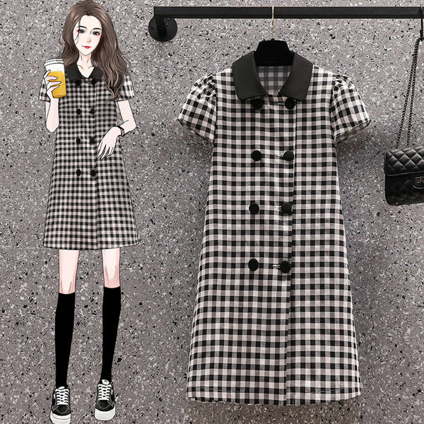 เดรสคนอ้วน เดรสสาวอวบ ชุดเดรสคนอ้วนวัยรุ่น BY PLUS SIZE Girl