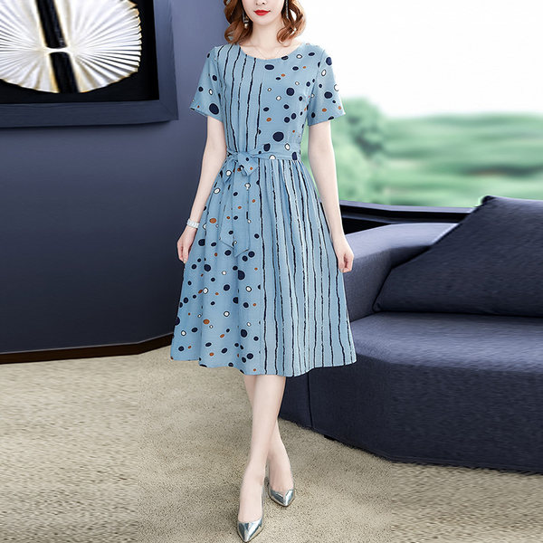 เดรสวัยผู้ใหญ่40-60ปี เดรสคุณแม่ ชุดเดรสทำงานวัยผู้ใหญ่ แบรนด์ MAMA DRESS