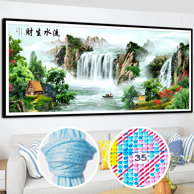 585904164467-【ฝ้าย】150 × 65 ซม.【41 Color/Full Embroidery】เพิ่มปริมาณบรรทัดเพิ่มเติม 30%具เครื่องมือจัดส่ง
