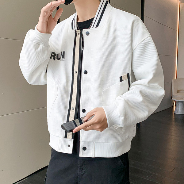 เสื้อแจ็คเก็ตเบสบอล เสื้อคลุม เสื้อแขนยาวสไตล์เกาหลี
