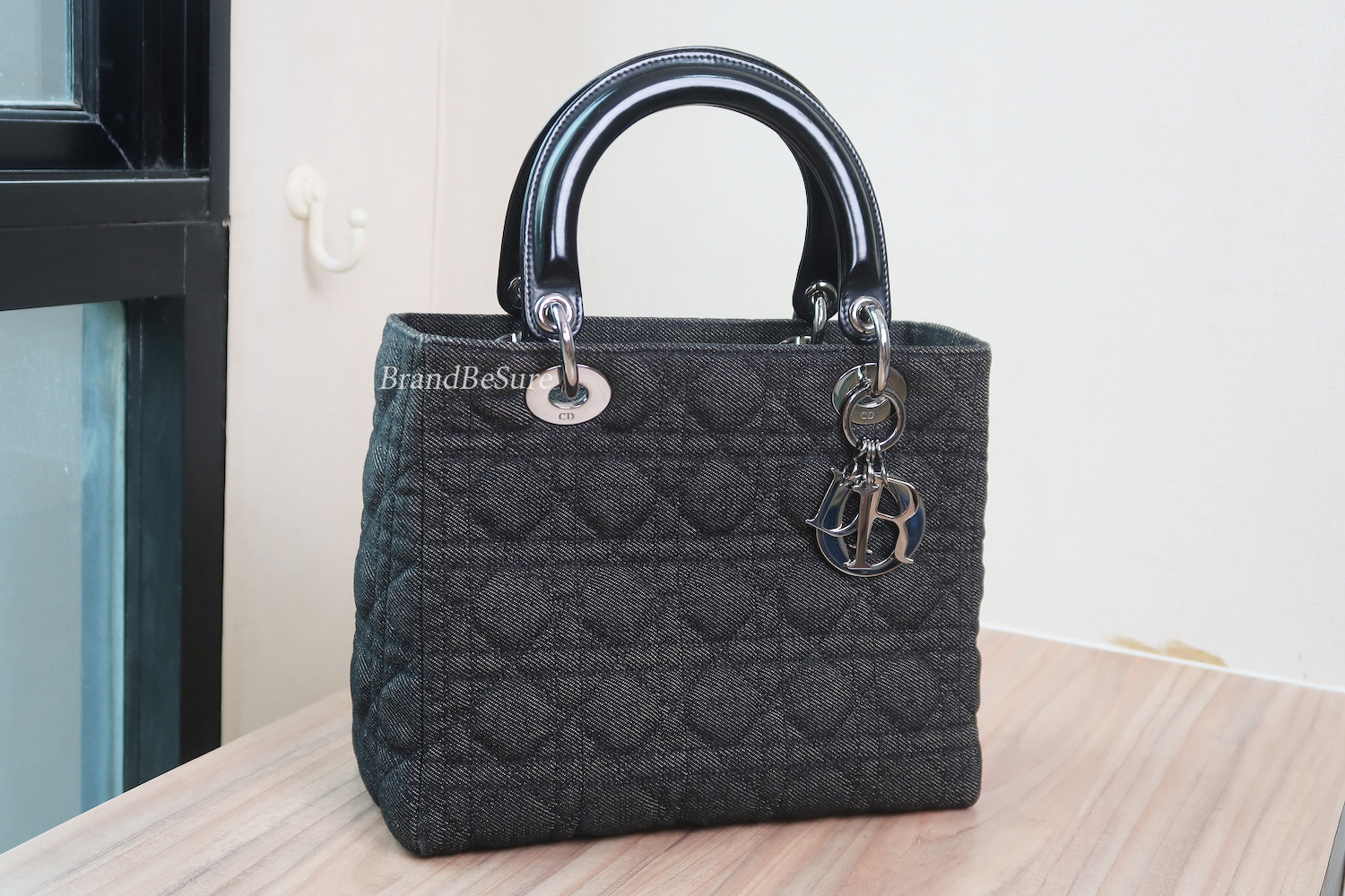 Christian Dior Black Danim Lady 10" SHW