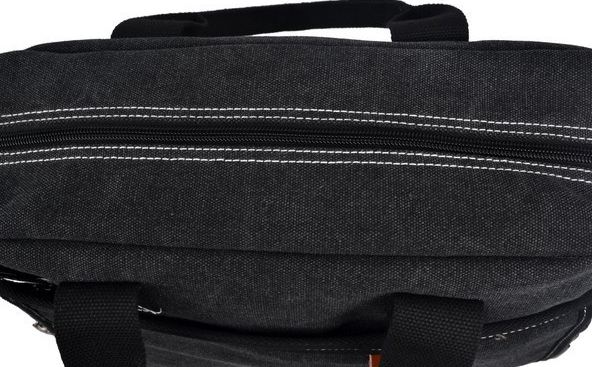 กระเป๋าสะพายข้าง กระเป๋า ผ้าแคนวาส ใส่เอกสาร ใส่ Notebook กระเป๋าอเนกประสงค์ แนวเซอร์ ๆ ใช้ได้ทุกสถานการณ์ สีดำ น้ำตาล หลากสี 528113