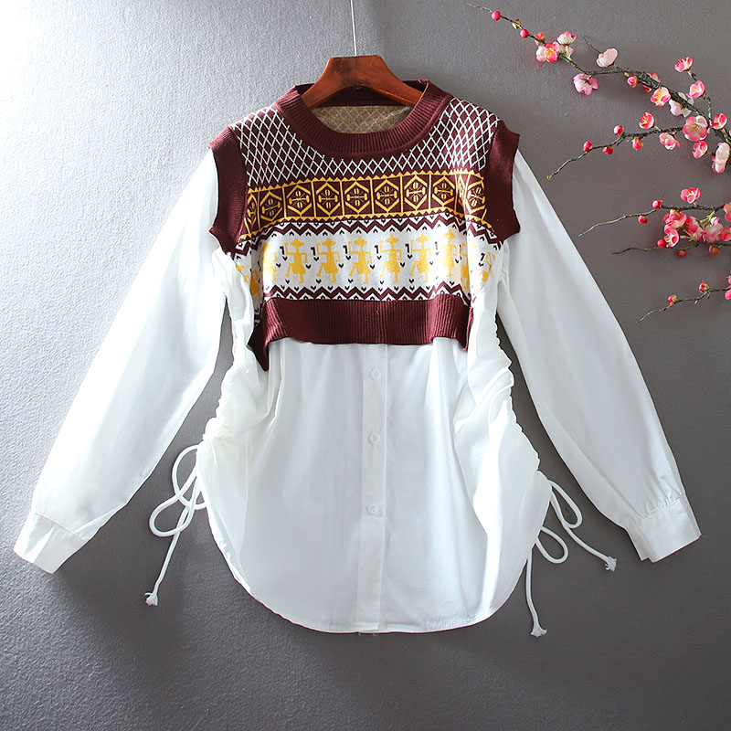 เสื้อลินิน เสื้อผ้าฝ้ายลินิน เสื้อเชิ้ตผ้าลินิน ปักลายสวยๆด้วยด้าย สไตล์VINTAGE BY Dreamroom