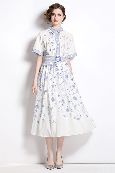 ชุดเดรสยาวสวยๆ ชุดเดรสยาวใส่สบาย ใส่ทำงาน
