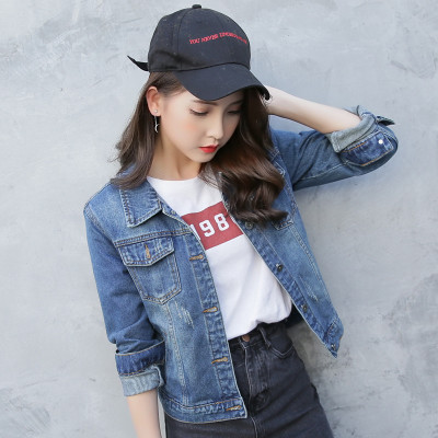 เสื้อแจ็คเก็ตยีนส์ เสื้อยีนส์ผู้หญิงเทห์ๆ