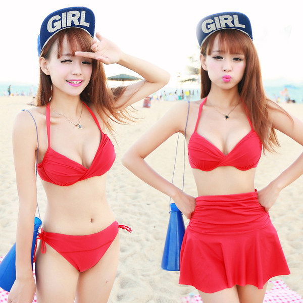 ชุดว่ายน้ำผู้หญิง ชุดว่ายน้ำน่ารัก Bikini ชุดไปทะเล
