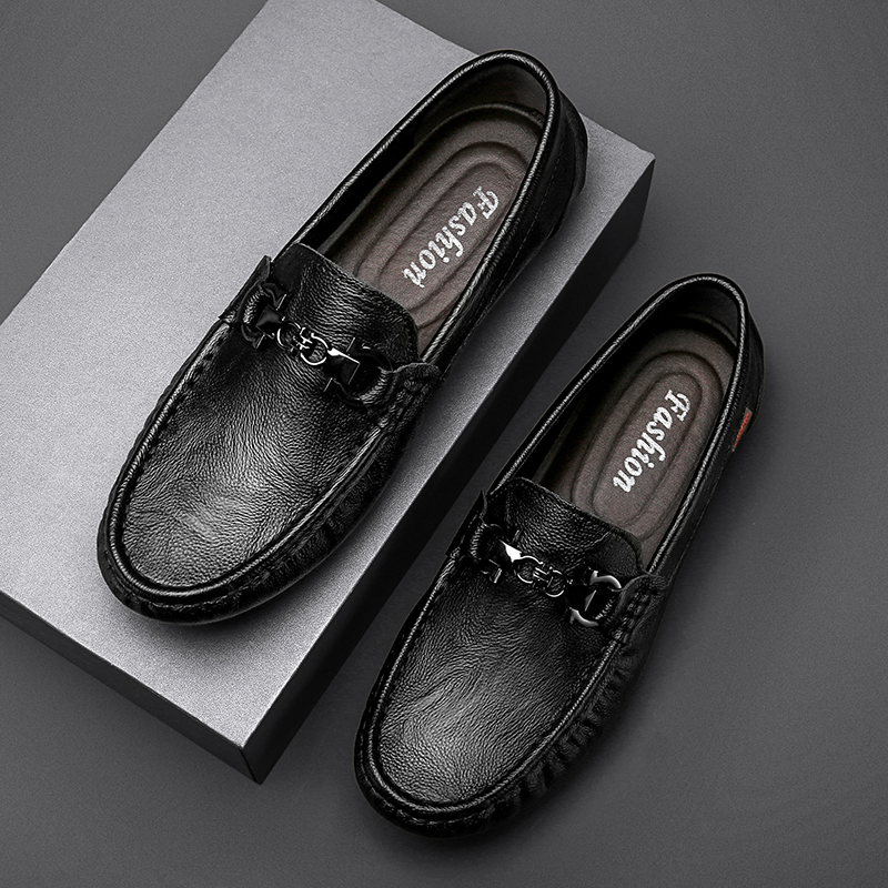 รองเท้าหนังผู้ชาย มีไซส์39-44 รองเท้าโลฟเฟอร์ชาย Slip-On Shoes