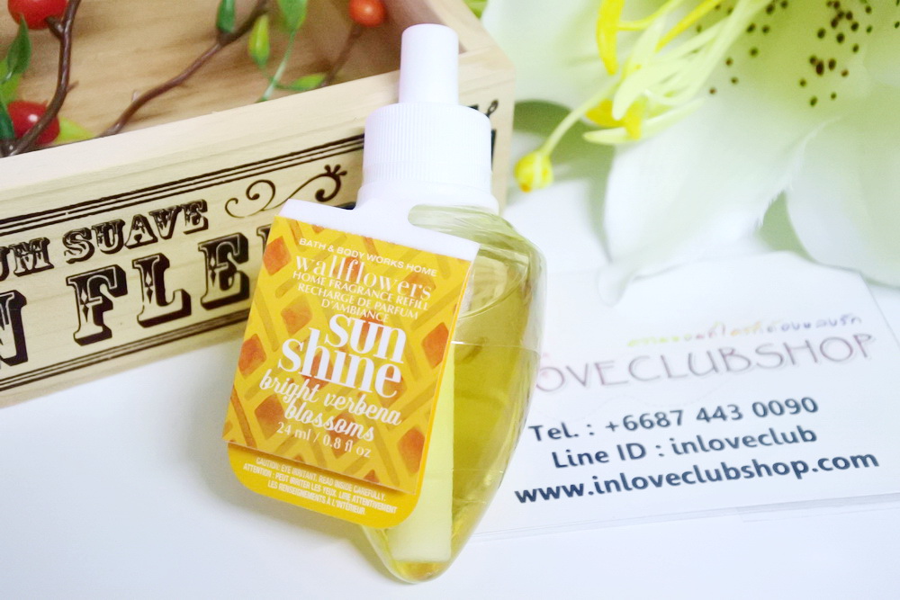 Bath & Body Works / Wallflowers Fragrance Refill 24 ml. (Sunshine - Bright Verbena Blossoms)