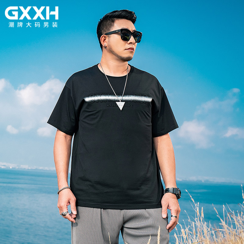 เสื้อยืดผู้ชายอ้วน S-5XL(อกเสื้อ39-51นิ้ว)