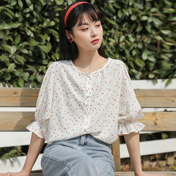 เสื้อชีฟองเกาหลี เสื้อชีฟองสวยๆ