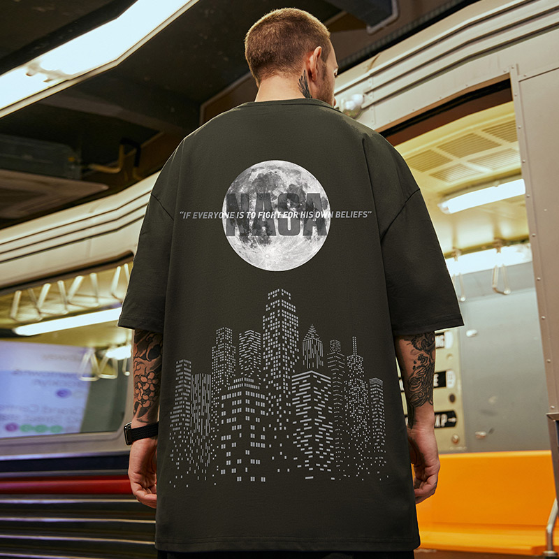 เสื้อยืดผู้ชายอ้วน S-5XL(อกเสื้อ39-51นิ้ว)