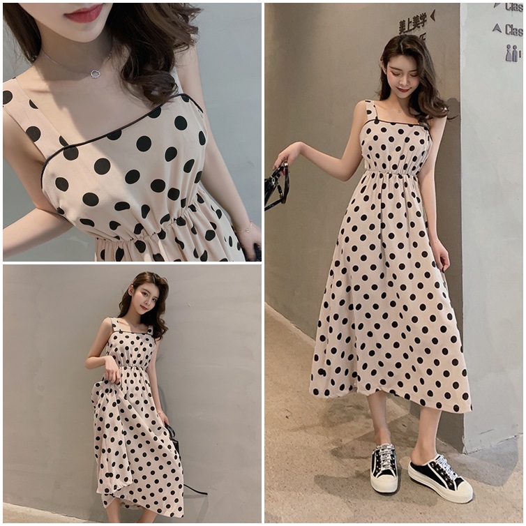 Dress4640 เดรสยาวลายวงกลมโทนสีครีม สายบ่าเส้นใหญ่ เอวยางยืด ซิปหลัง มีซับในอย่างดี ผ้าชีฟองเนื้อหนามีน้ำหนักทิ้งตัว งานดีทรงสวยใส่ง่ายน่ารักมาก ใส่เดี่ยวหรือแมทช์กับเสื้อเก๋ๆ สักตัวก็ดูดี