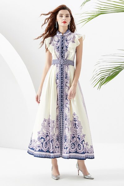ชุดเดรสยาวสวยๆ ชุดเดรสยาวใส่สบาย ใส่ทำงาน