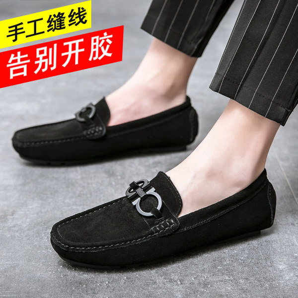 รองเท้าหนังผู้ชาย มีไซส์39-44 รองเท้าโลฟเฟอร์ชาย Slip-On Shoes