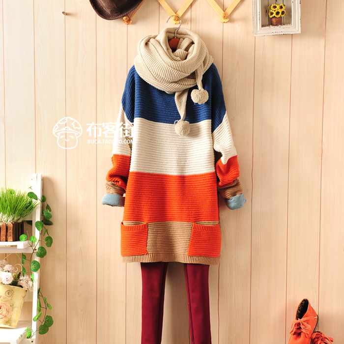 Sweater เสื้อกันหนาวไหมพรม เนื้อดี สีสดใส สำหรับหนาวนี้ พร้อมส่งเลยจ้า