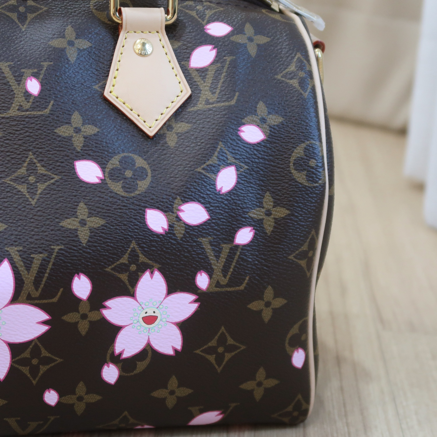 LV X Murakami Monogram Cherry Blossom Speedy 25 Bandouliere (พารากอน 2 เดือน)