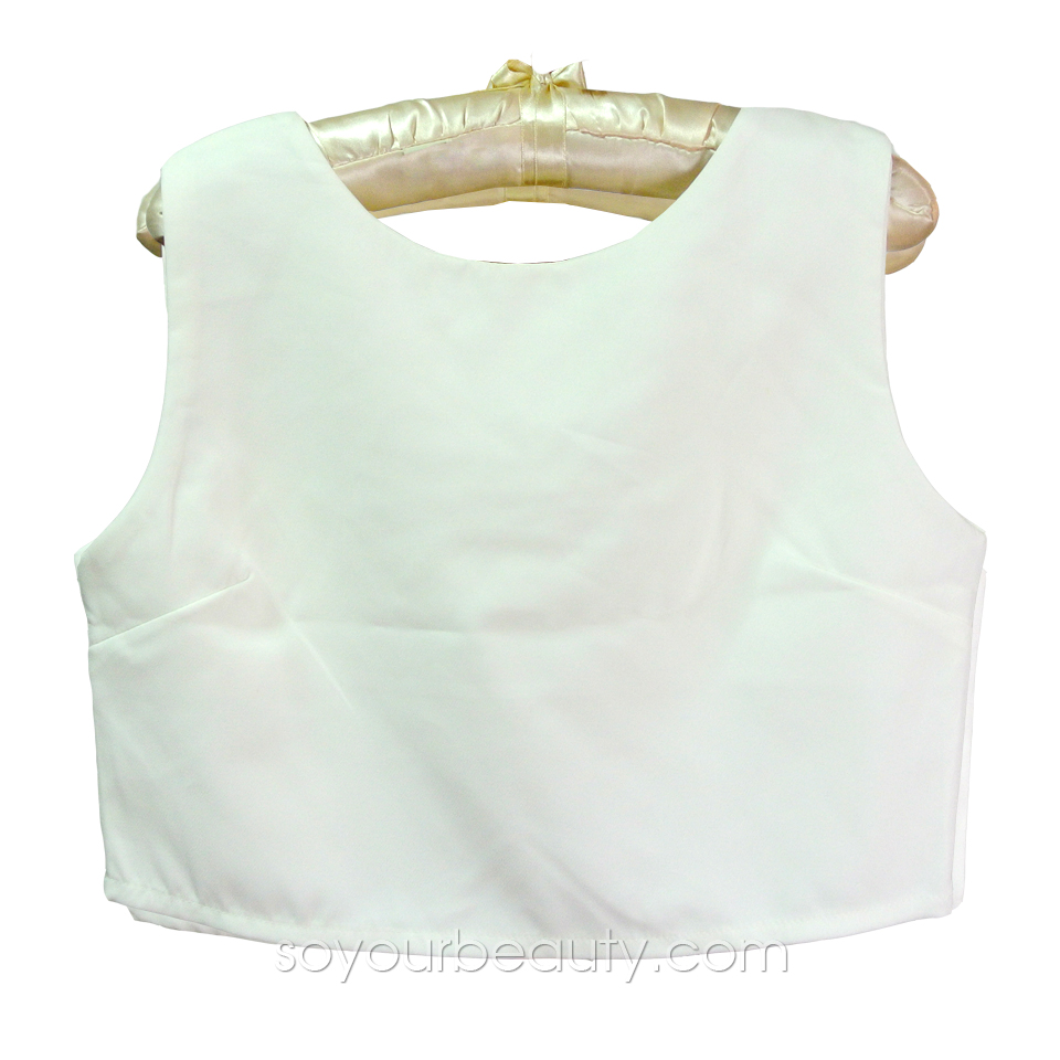 เสื้อครอปแขนกุด คอวี