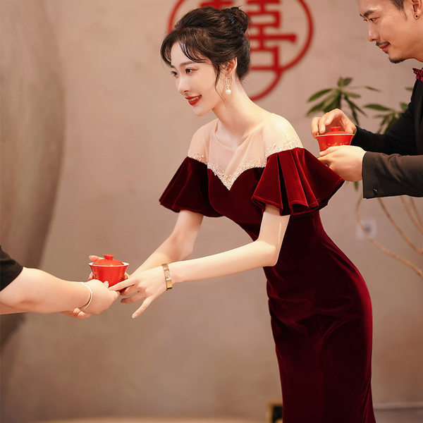 ชุดราตรี ชุดออกงาน ดีไซน์หรู แบรนด์ Angel