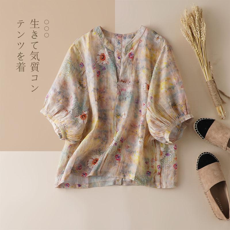 เสื้อลินิน เสื้อผ้าฝ้ายลินิน เสื้อเชิ้ตผ้าลินิน BY Zimo
