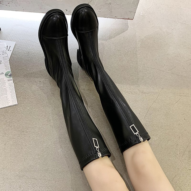 รองเท้าบูทแฟชั่นหญิง มีขนาดให้สั่งซื้อ 35 36 37 38 39 40