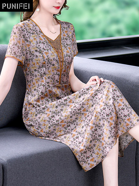 เดรสวัยผู้ใหญ่40-60ปี เดรสคุณแม่ ชุดเดรสทำงานวัยผู้ใหญ่ แบรนด์ MAMA DRESS