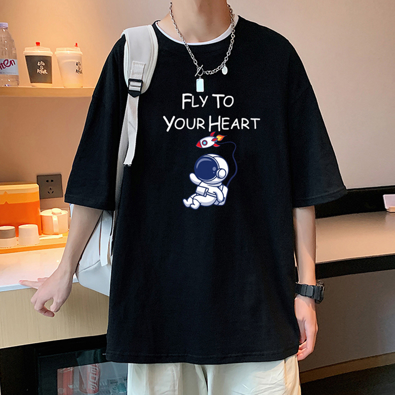 เสื้อยืดผู้ชายอ้วน M-5XL