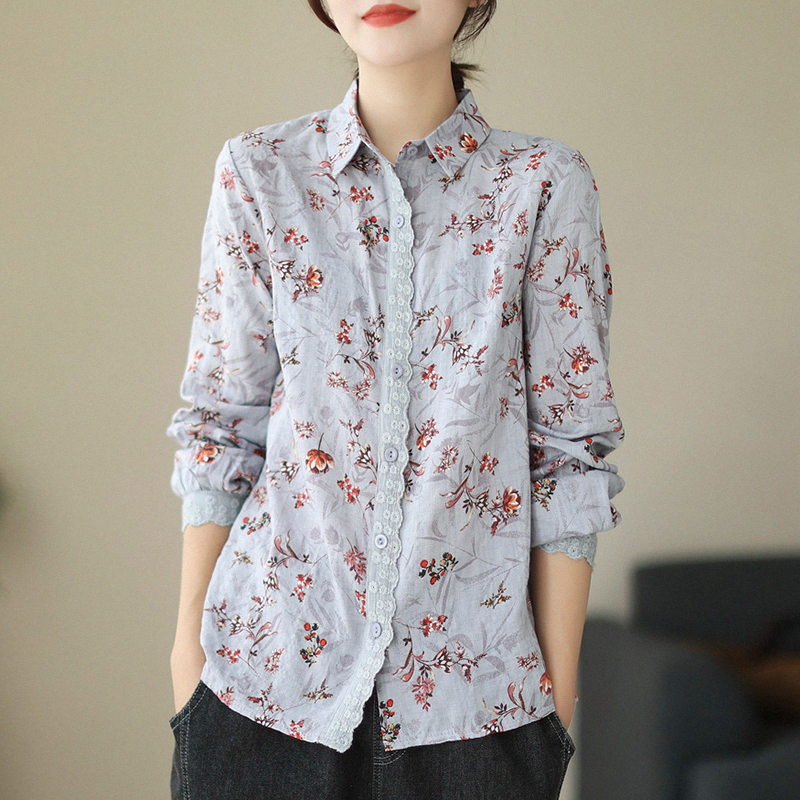 เสื้อลินิน เสื้อผ้าฝ้ายลินิน เสื้อเชิ้ตผ้าลินิน S M l XL จากแบรนด์ ZIMO