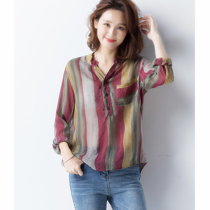 เสื้อผ้าแฟชั่น เสื้อเชิ้ตแขนยาว