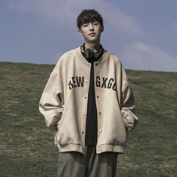เสื้อแจ็คเก็ตเบสบอล เสื้อคลุม เสื้อแขนยาวสไตล์เกาหลี