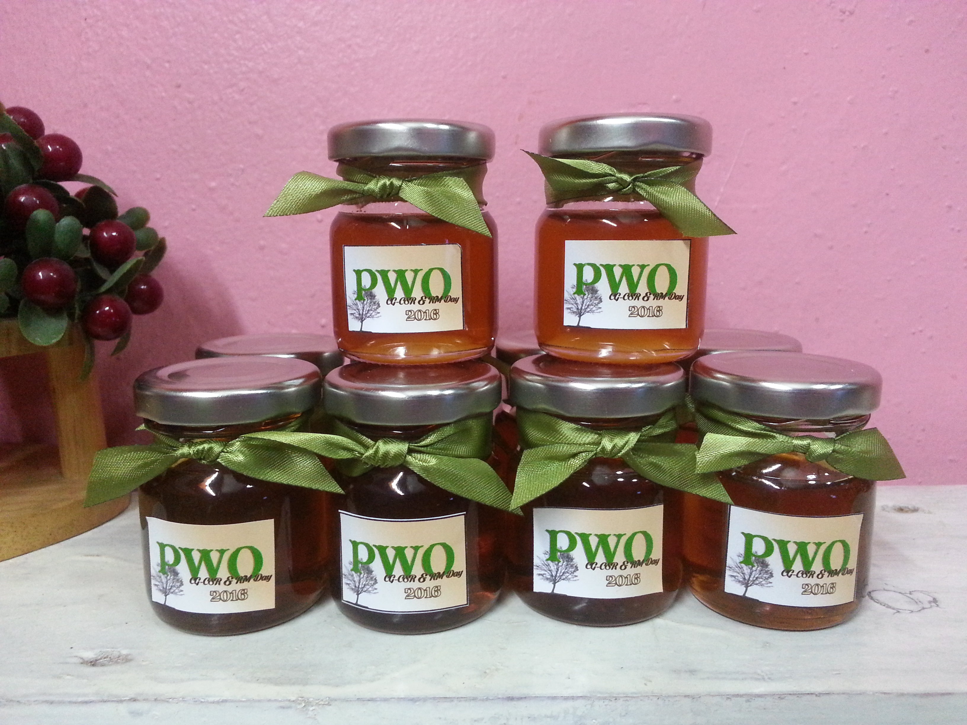 ชุดน้ำผึ้งและแยม...งานประชุมสัมนา องค์การคลังสินค้า กระทรวงพาณิชย์ ปี 2016...