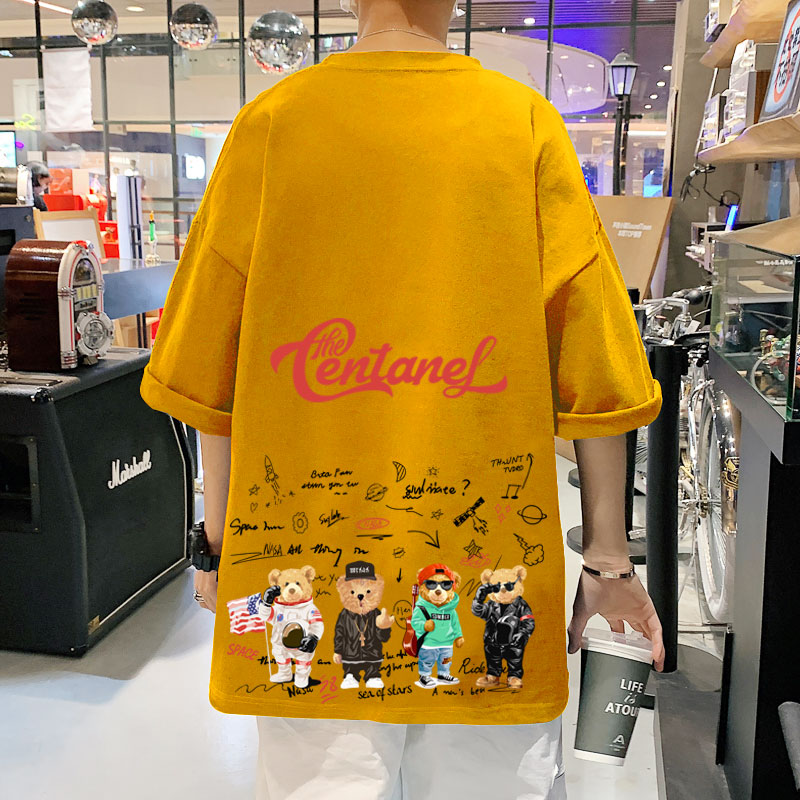 เสื้อยืดผู้ชายอ้วน XL-5XL อกเสื้อ40-52 นิ้ว