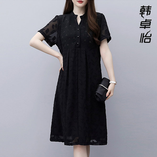 เดรสวัยผู้ใหญ่40-60ปี เดรสคุณแม่ ชุดเดรสทำงานวัยผู้ใหญ่ แบรนด์ MAMA DRESS