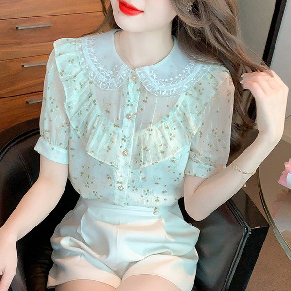 เสื้อชีฟองเกาหลี เสื้อชีฟองสวยๆ