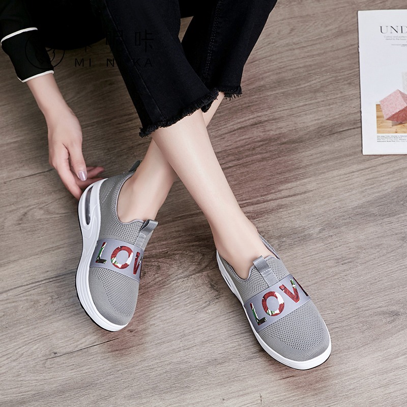 รองเท้าผ้าใบ รองเท้าลำลอง รองเท้าผ้าใบลำลอง รองเท้าแฟชั่นแบบสวม Slipper Shop
