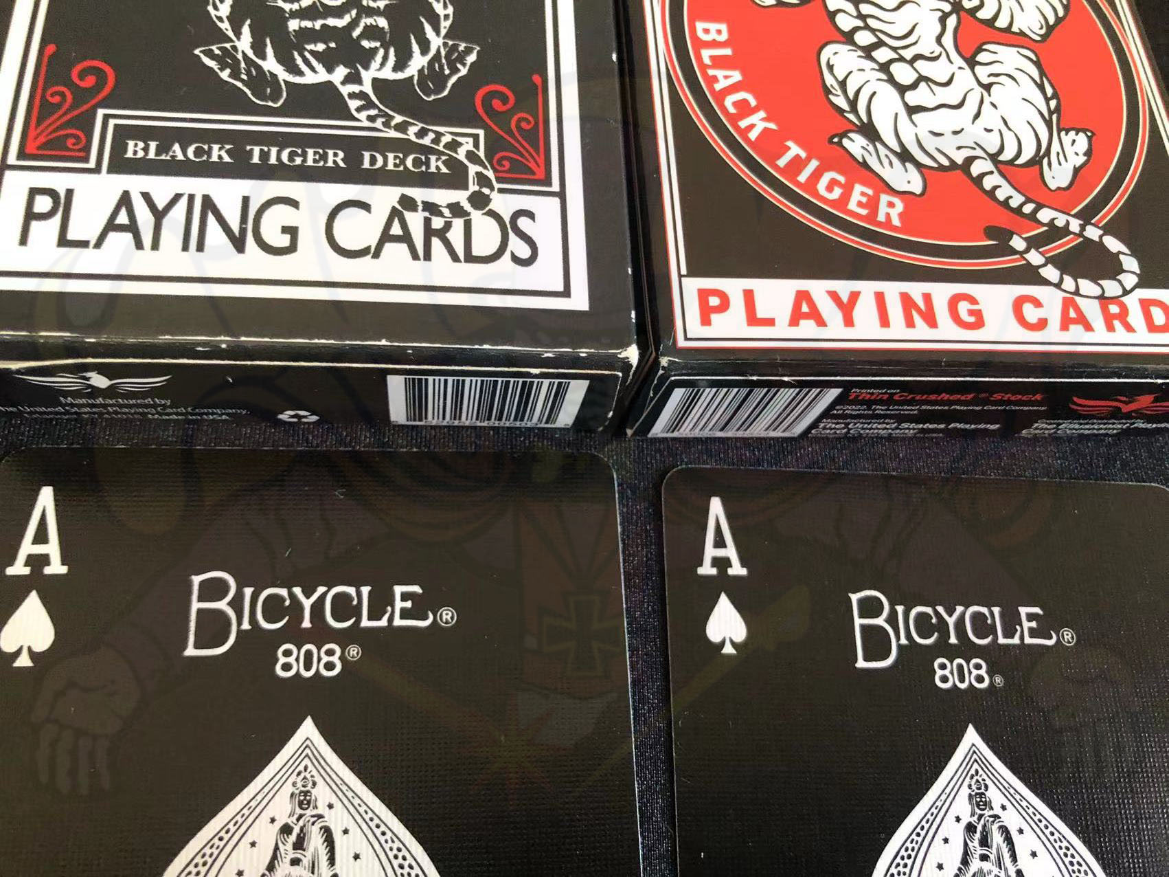 Bicycle black tiger card rivival edition