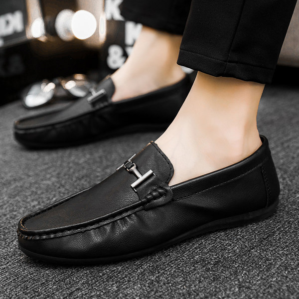 รองเท้าโลฟเฟอร์ชาย รองเท้าผู้ชาย รองเท้าแฟชั่นชาย รองเท้าหนังผู้ชาย Men Loafer Slip-On Shoes
