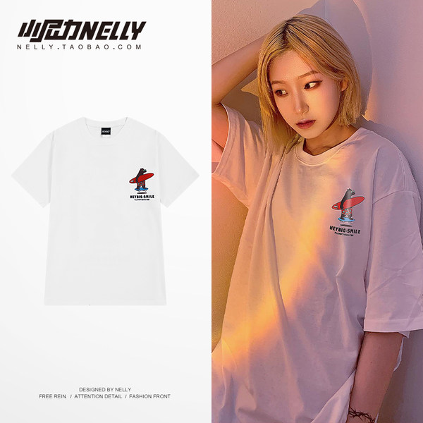เสื้อยืดคอกลม ผู้ชาย เสื้อยืดผู้ชายเกาหลี เสื้อยืดเกาหลี แบรนด์ NELLY