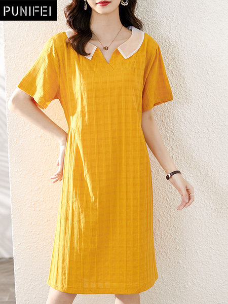 เดรสวัยผู้ใหญ่40-60ปี เดรสคุณแม่ ชุดเดรสทำงานวัยผู้ใหญ่ แบรนด์ MAMA DRESS