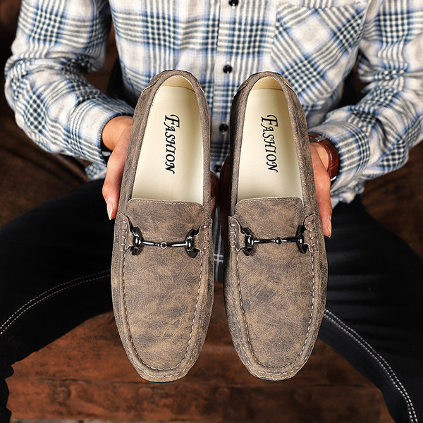 รองเท้าหนังผู้ชาย มีไซส์39-44 รองเท้าโลฟเฟอร์ชาย Slip-On Shoes