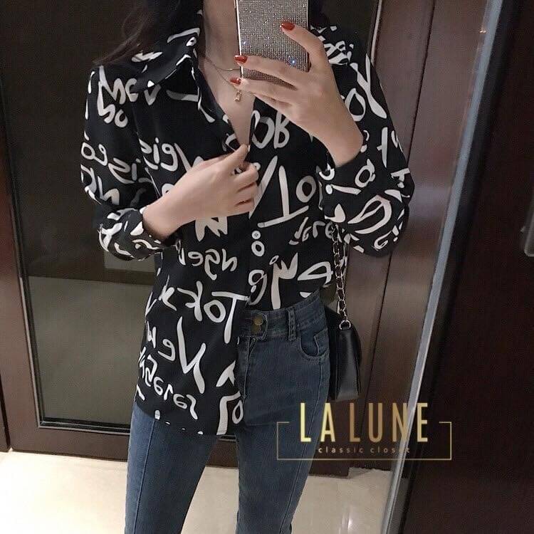 Blouse3869 เสื้อเชิ้ตแขนยาว กระดุมหน้า(แกะได้) แขนยาวกระดุมข้อมือ ผ้าชีฟองเนื้อหนานิ่มใส่สบาย งานสวยแมทช์กับอะไรก็เข้า ใส่เที่ยว/ใส่ทำงานได้ มี 3 สี ขาว, ดำ, เขียว
