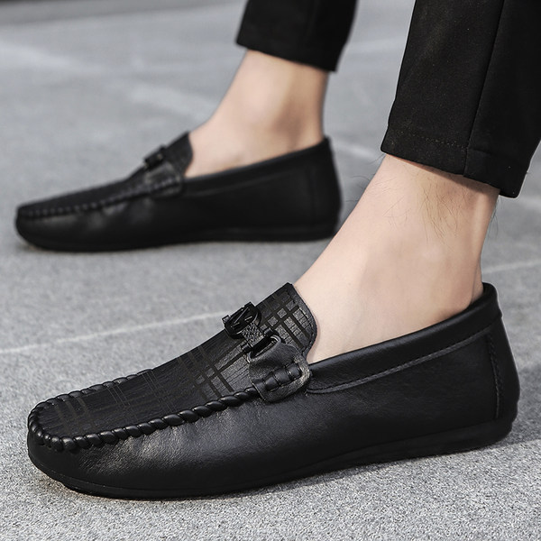 รองเท้าโลฟเฟอร์ชาย รองเท้าผู้ชาย รองเท้าแฟชั่นชาย รองเท้าหนังผู้ชาย Men Loafer Slip-On Shoes