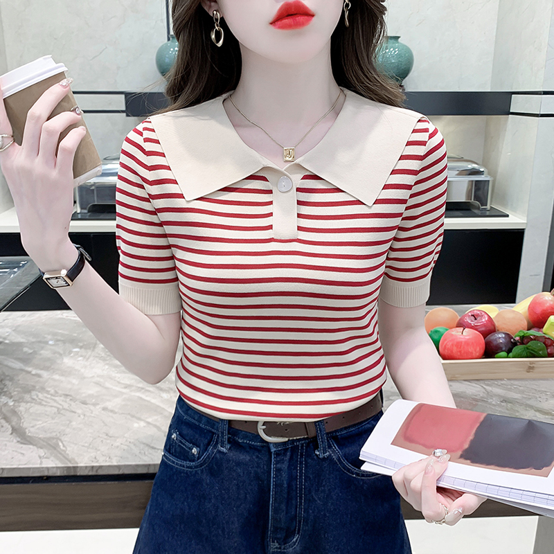 เสื้อผ้าวัยรุ่นเกาหลี เสื้อยืดวัยรุ่นผู้หญิง มีขนาด S M L XL